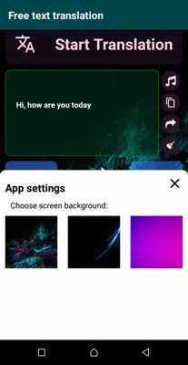 Text Translation android App screenshot 0